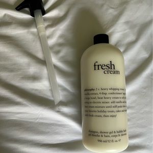 Philosophy fresh cream 32 fl oz body wash with pump